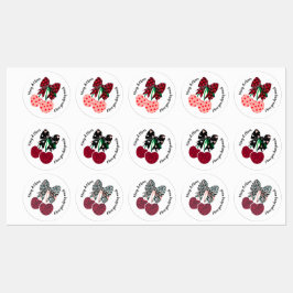 Étiquettes Je t'aime Cherry beaucoup Saint Valentin bonbons c