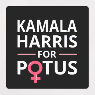 Étiquettes Kamala Harris pour POTUS I