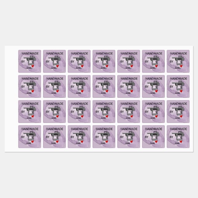 Étiquettes Labels personnels pour produits manuels (Feuille)