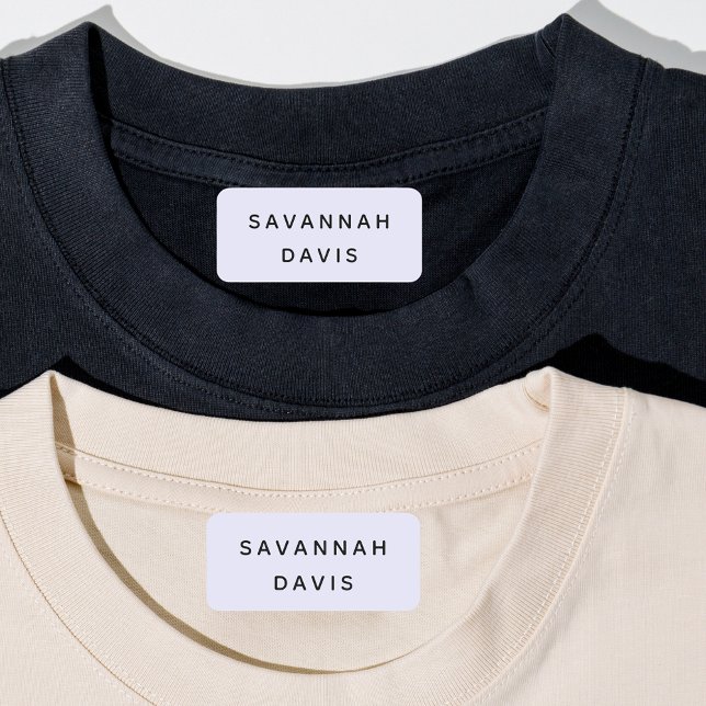 Étiquettes Lavande violette nom fille (Créateur téléchargé)