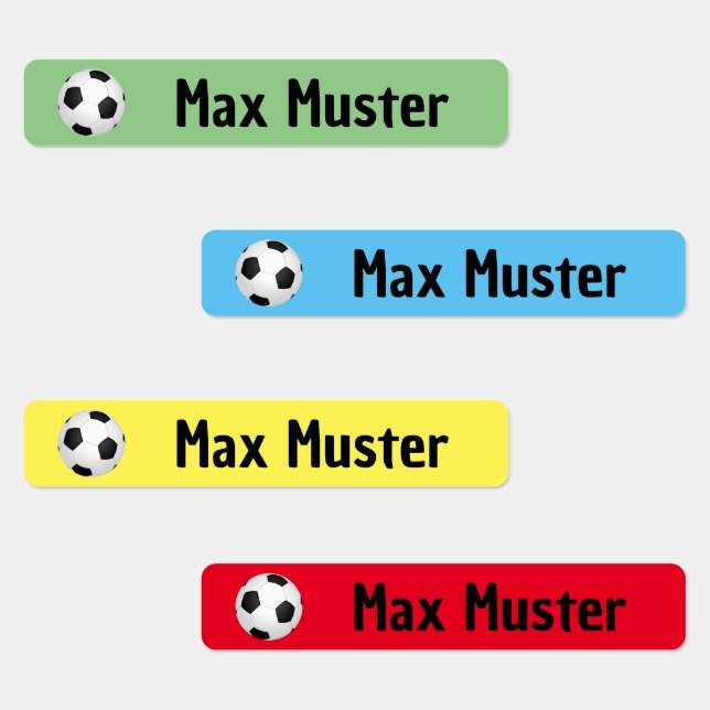 Étiquettes Le football en couleurs (Groupe)
