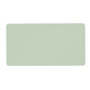 Étiquettes légers de vert sauge, blanc de couleu