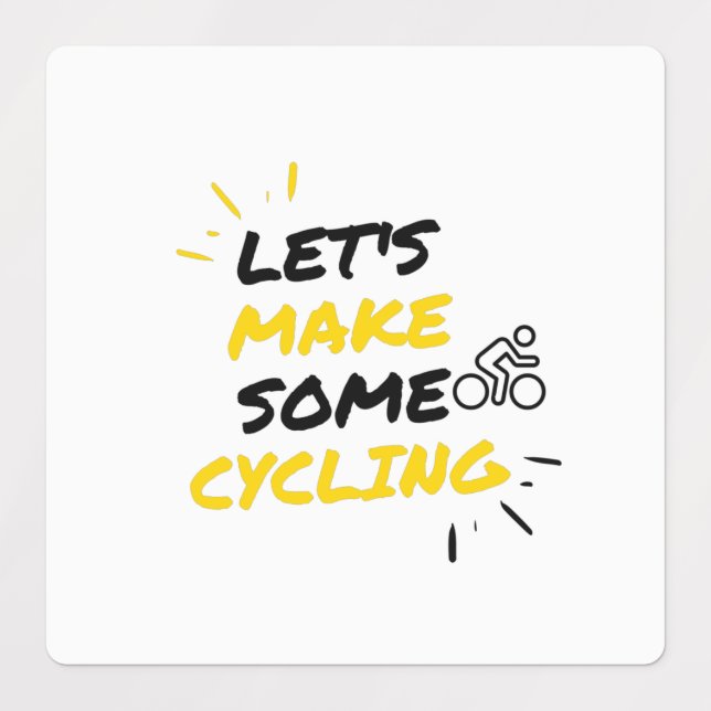 Étiquettes Les cyclistes (Design 1)