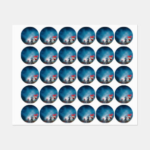 Étiquettes Les zombies aux yeux lumineux de SlipperyJoe pour 