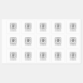 Étiquettes Logo personnalisé | Marque d'entreprise minimalist