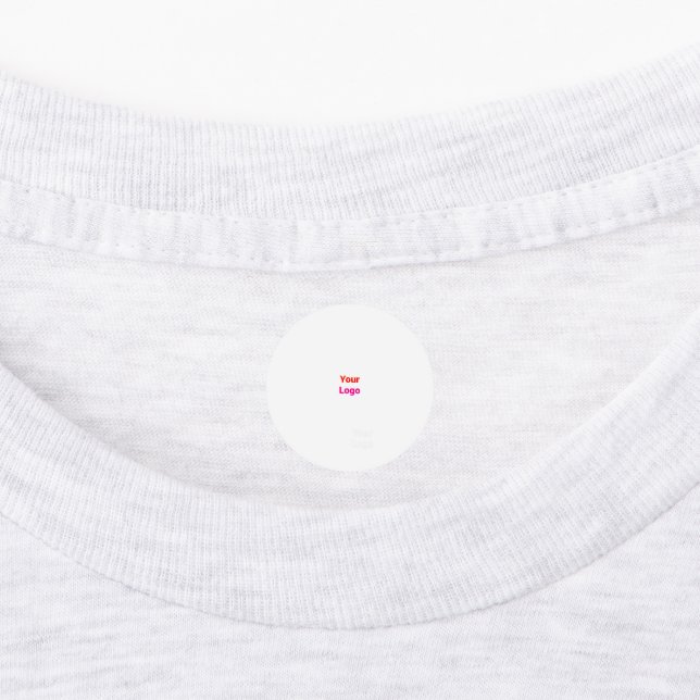Étiquettes Logo personnalisé simple et élégant ici société cl (Apposé)