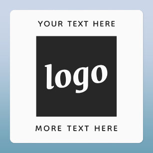Étiquettes Logo Simple Avec Entreprise Texte