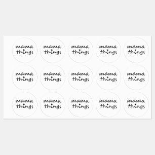 Étiquettes Mama Choses Premier Fête des Mères Nouvelle Maman