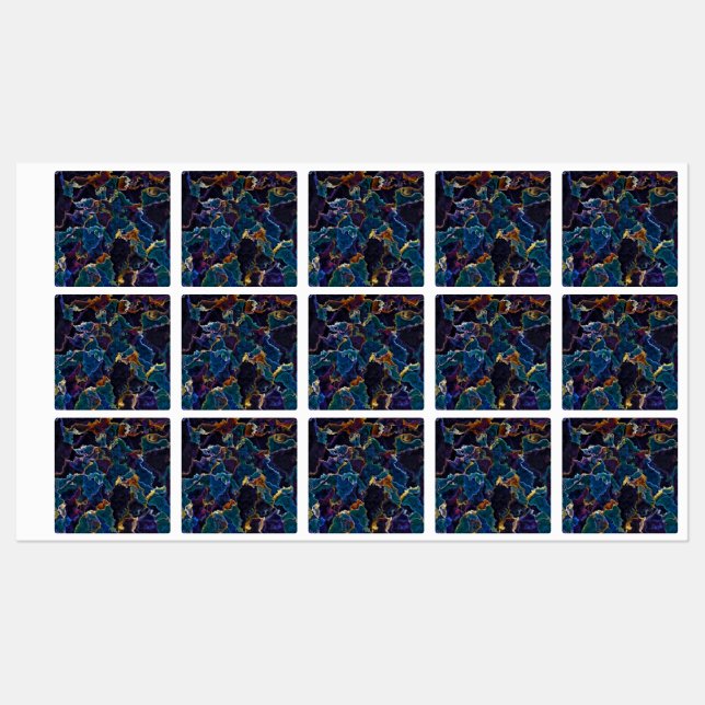 Étiquettes Marche à huile (Feuille)