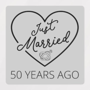 Étiquettes Mariés depuis 50 ans III