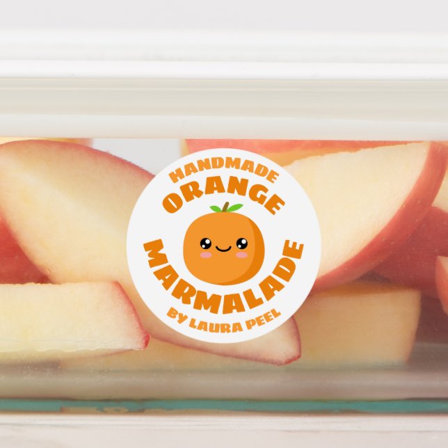 Étiquettes Marmalade orange artisanale (Apposé)