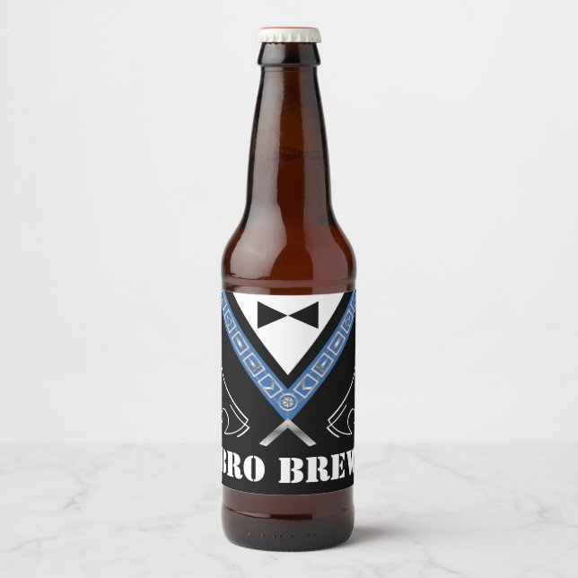 Étiquettes Masonic Beer Bottle personnalisés (Devant)