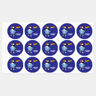 Étiquettes McGuffin Puffin Pride