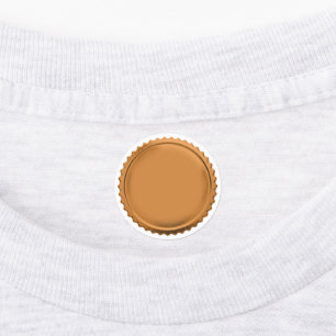 Étiquettes Médaille de prix d'éclatement d'étoile de feuille