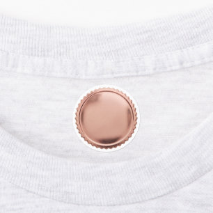 Étiquettes Médaille étoile éclatée en feuille d'or rose 3D