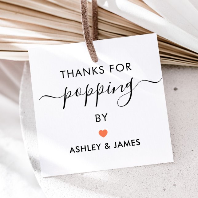 Étiquettes Merci d'être passé, Étiquette de mariag (Créateur téléchargé)