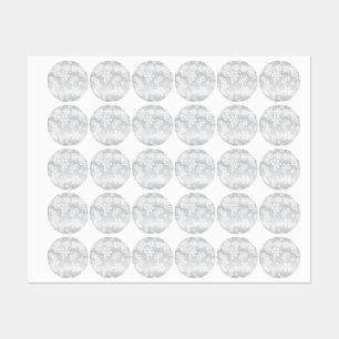 Étiquettes Motif Snowflake