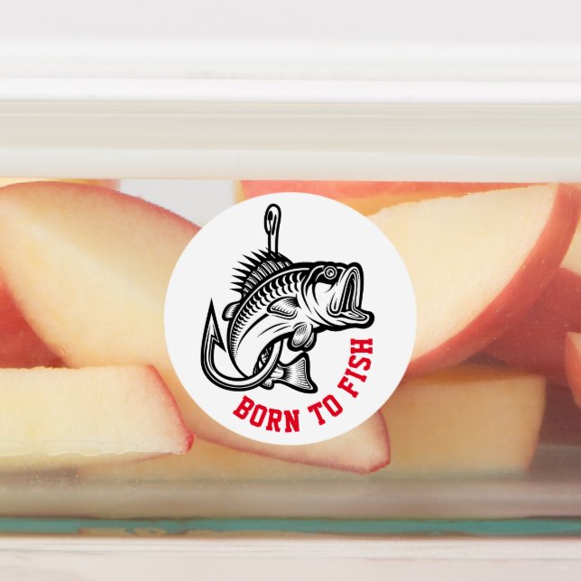 Étiquettes Né au poisson (Apposé)