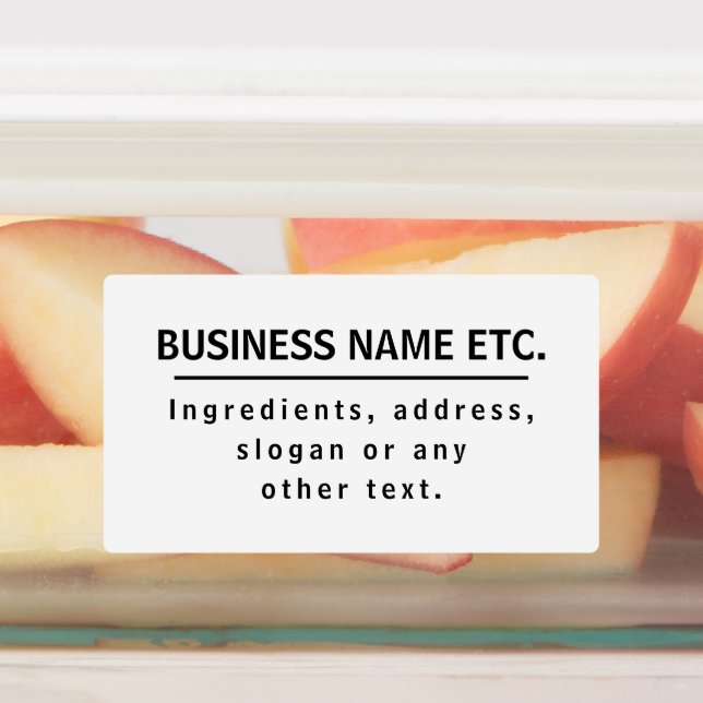 Étiquettes Noir et blanc imperméable polyvalent (Apposé)