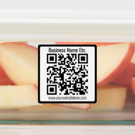 Étiquettes Nom commercial ou autres informations & Code QR pe