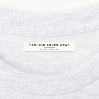 Étiquettes Nom d'entreprise simple Marque Vêtements Fer Fer