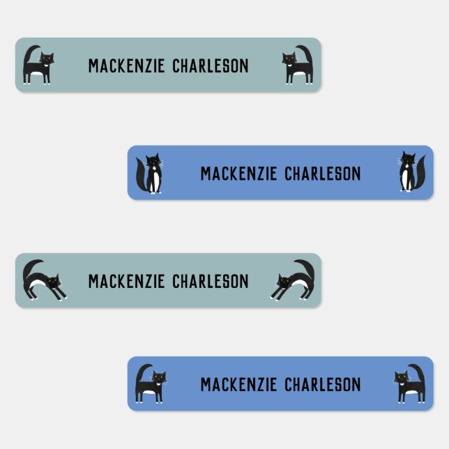 Étiquettes Nom du chat (Groupe)