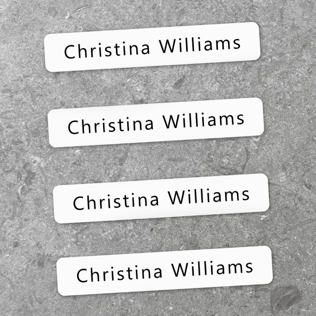 Étiquettes Nom personnalisé ou nom de société vêtements de ti (Custom name or company name fabric clothing labels)