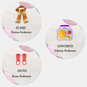 Étiquettes Noms, images, descriptions personnalisés"9 en 1"