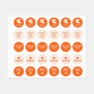 Étiquettes pack autocollant de collecte de commentaires