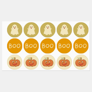 Étiquettes Pack Halloween mignon
