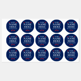 Étiquettes Personalized Campaign Election