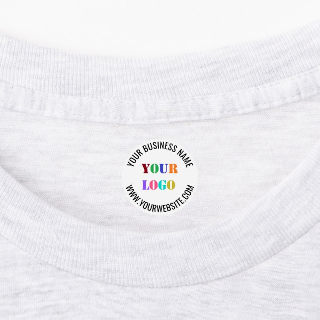 Étiquettes personnalisées avec logo et texte de l' (Apposé)