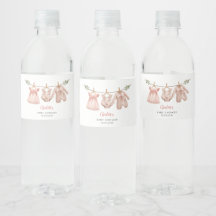 Étiquettes personnalisées de bouteille d'eau pour