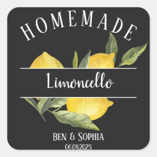 Étiquettes personnalisées de Limoncello italien fa