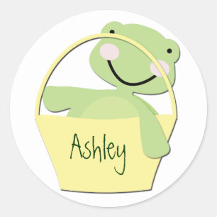 Étiquettes personnalisées de nom de tortue
