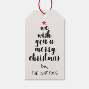 Étiquettes personnalisées exprimées de cadeau