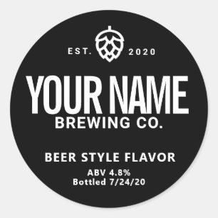Étiquettes personnalisés de canne à bière - Change