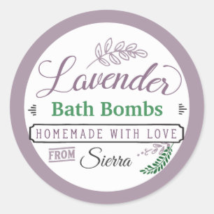 Étiquettes personnalisés pour les produits de bain