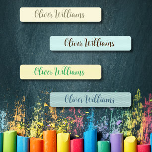 Étiquettes Pois imperméable vêtements de nom pour enfants