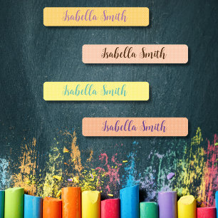 Étiquettes Pois imperméable vêtements de nom pour enfants