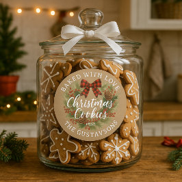 Étiquettes pour biscuits de Noël faits maison pers