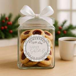 Étiquettes pour biscuits de Noël faits maison pers