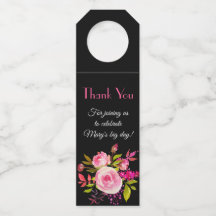 Aquarelle Florale Élégante Merci de Vous être Join