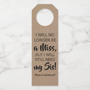 Étiquettes Pour Bouteilles Ayez besoin toujours de mon SIS - proposition