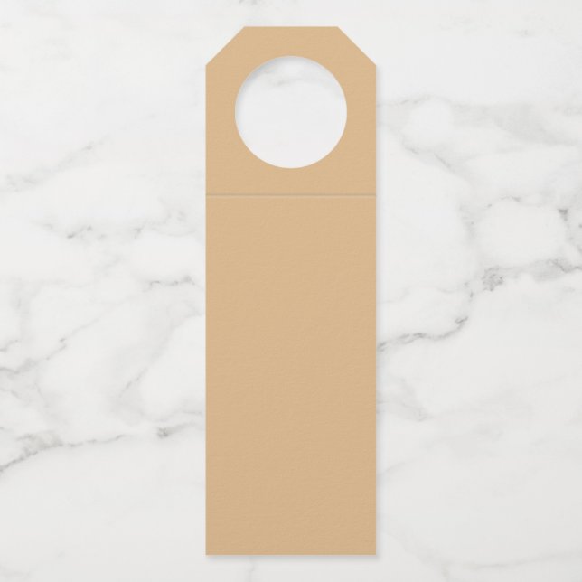 Étiquettes Pour Bouteilles Bois de chauffage (couleur solide)  (Devant)