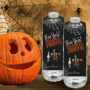 Étiquettes Pour Bouteilles Boo Yah Ghoul Ami Halloween Monsters ID684