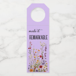 Étiquettes Pour Bouteilles Bottle Hanger Tags