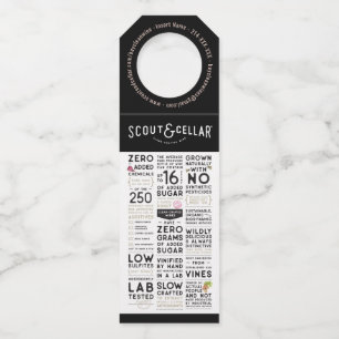 Étiquettes Pour Bouteilles Carte de visite vin SC