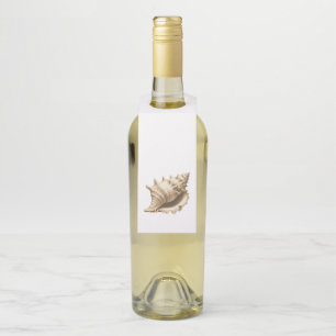 Étiquettes Pour Bouteilles Coteau/plage/coquillage nautique
