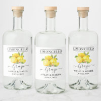 Aquarelle Citrons Limoncello Mariage Grazie